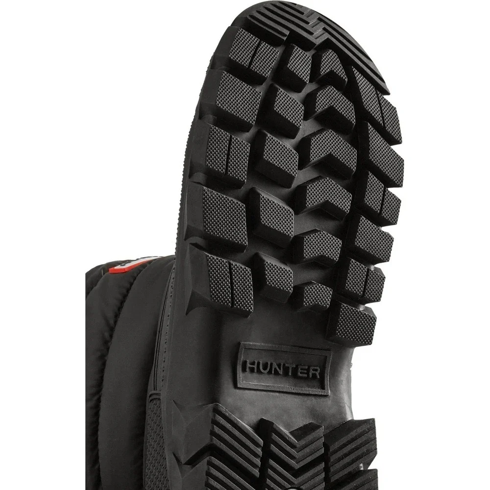Hunter Intrepid Short Snow Boots Women's‎ Size 6 US Black Insulated Waterproof